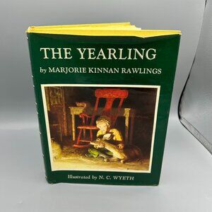 The Yearling Hardcover w/ Dust Jacket N.C. Wyeth Illustrated Scribner